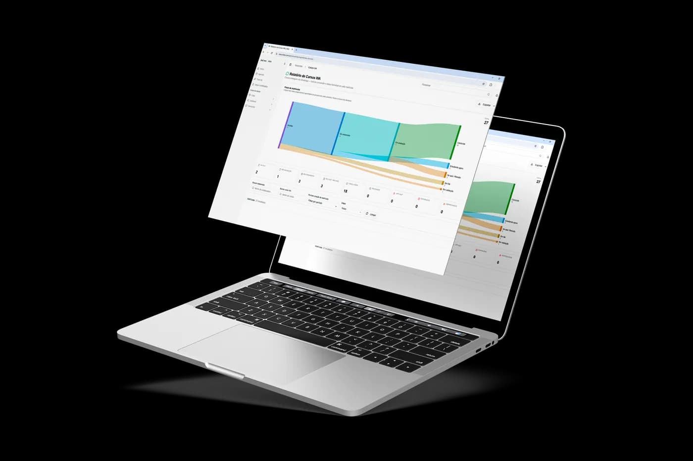 Plataforma Inbix aberta em um notebook